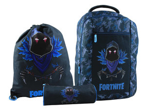 Školský set Raven modrý s väčším batohom-1